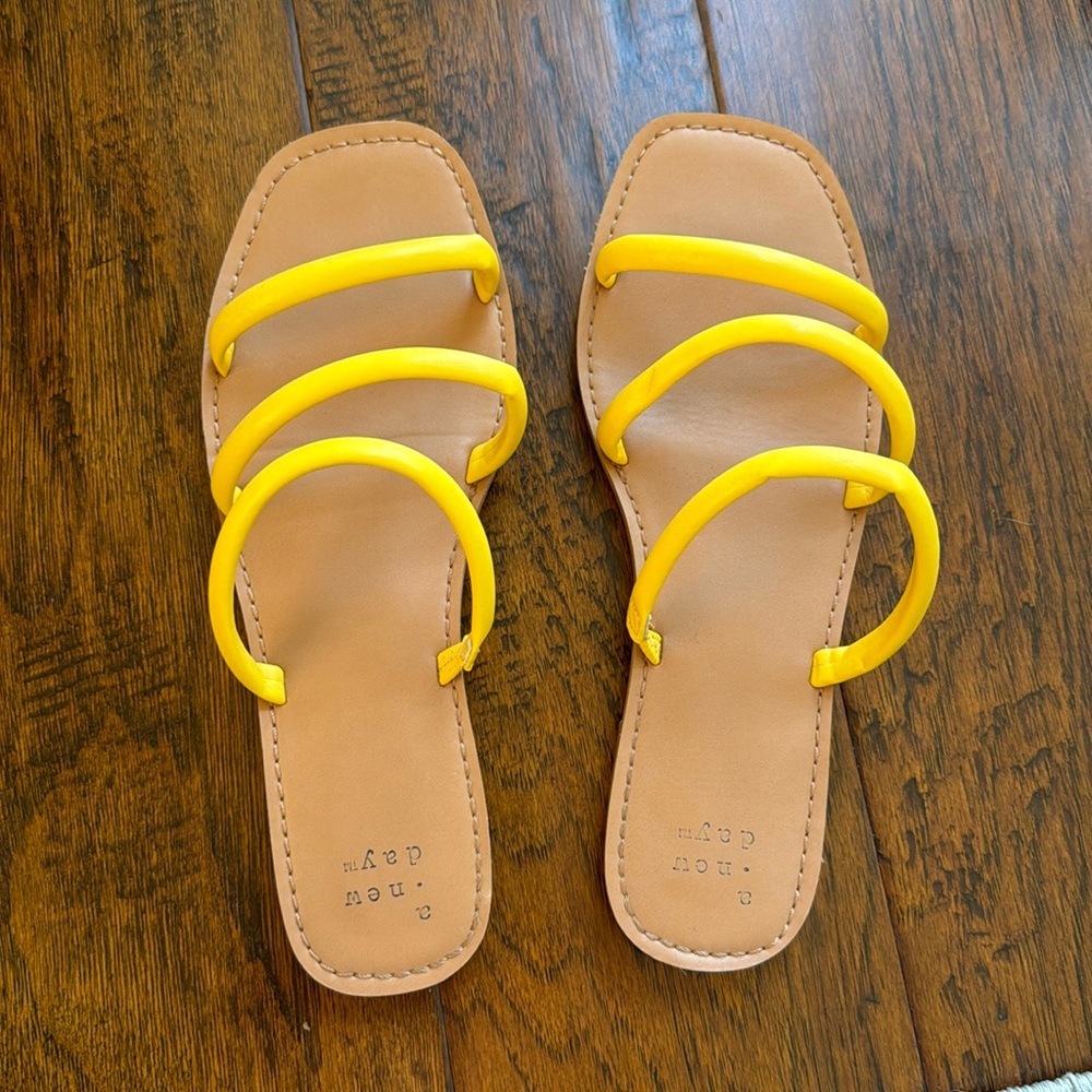 A new day Yellow Sandals